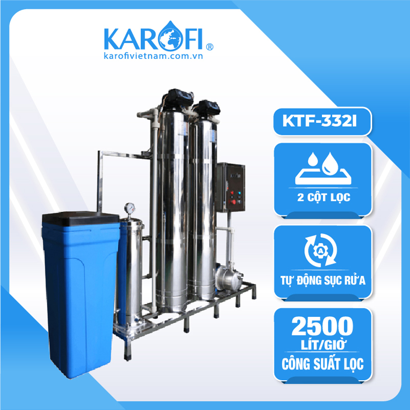 Hệ thống lọc tổng đầu nguồn Karofi KTF-332I
