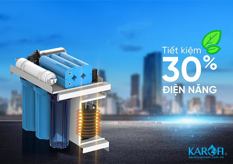 Máy lọc nước nóng lạnh KAD-D50 Karofi tiết kiệm điện