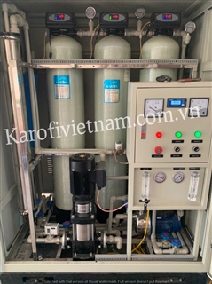 Máy lọc nước công nghiệp có tủ công suất 500 lít/h Karofi KF500-T