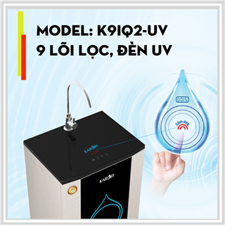 Máy lọc nước thông minh Karofi IRO 2.0 K9IQ-2 – 9 cấp, cảm ứng, Đèn UV